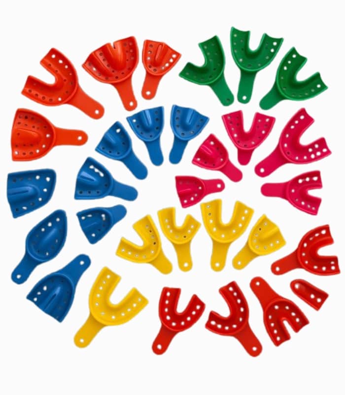 تصویر 2 از خرید و قیمت تری قالب گیری دندان رنگی +  فروش عمده